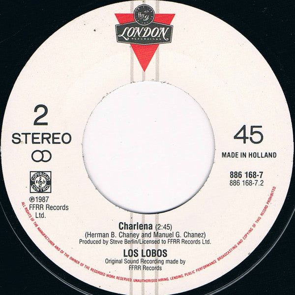 Los Lobos : La Bamba (7",45 RPM,Single,Stereo)