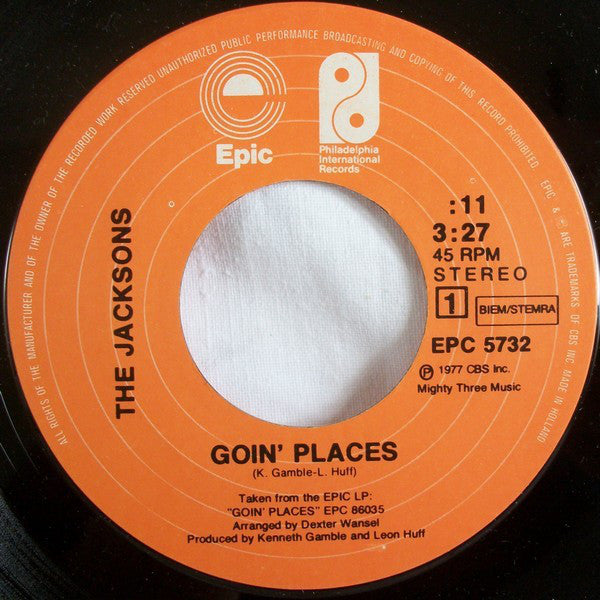 Jacksons, The : Goin' Places (7",45 RPM,Single,Stereo)