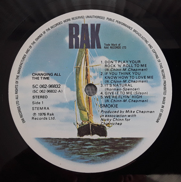 Smokie : Changing All The Time (LP,Album,Stereo)