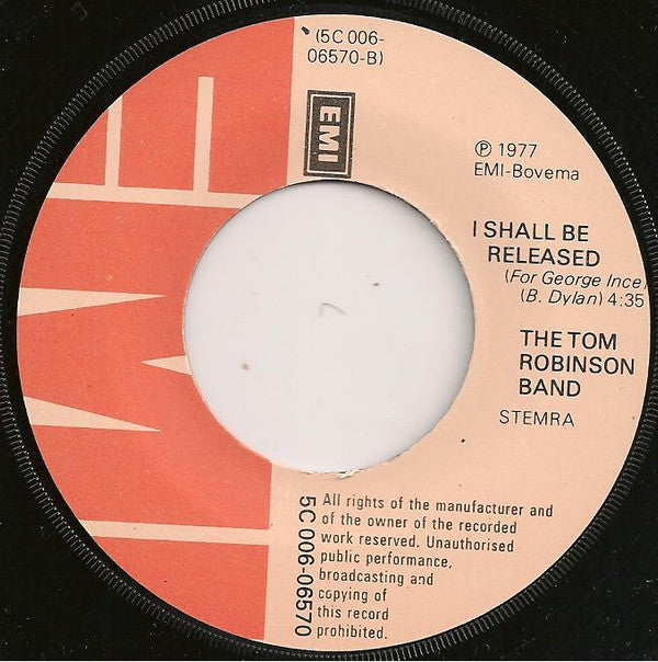 Tom Robinson Band : 2-4-6-8 Motorway (7",45 RPM,Single)