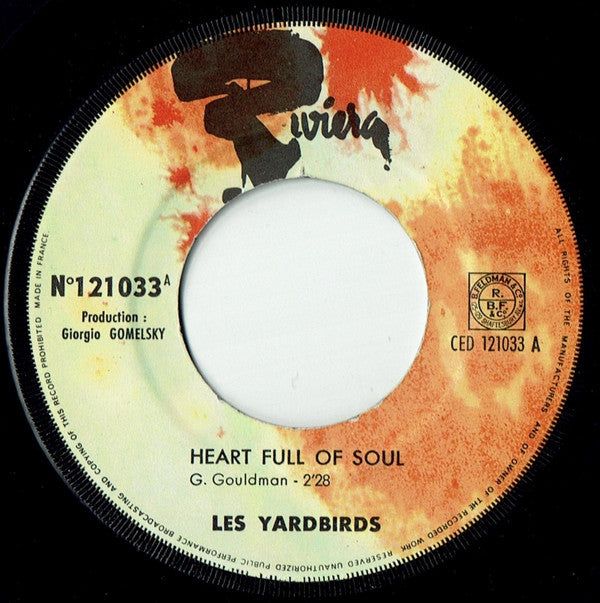 Yardbirds, The : Heart Full Of Soul (7",45 RPM,Single)