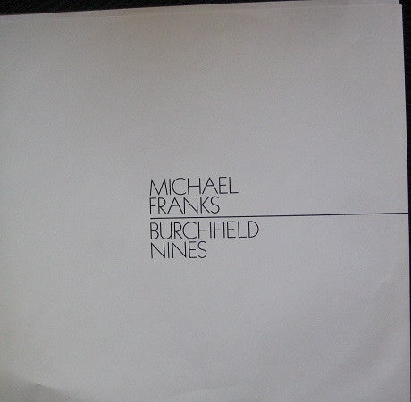 Michael Franks : Burchfield Nines (LP,Album)