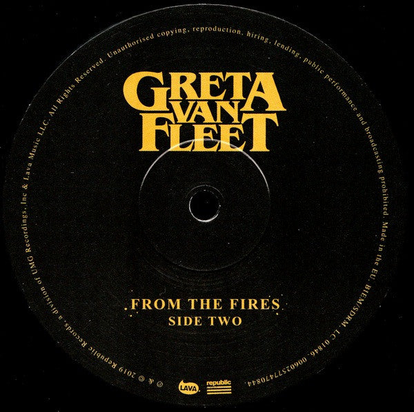 Greta Van Fleet : From The Fires (LP,Limited Edition,Reissue)