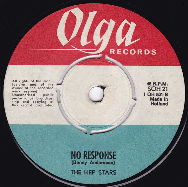 Hep Stars, The : Sunny Girl C/W No Response (7",45 RPM,Single)