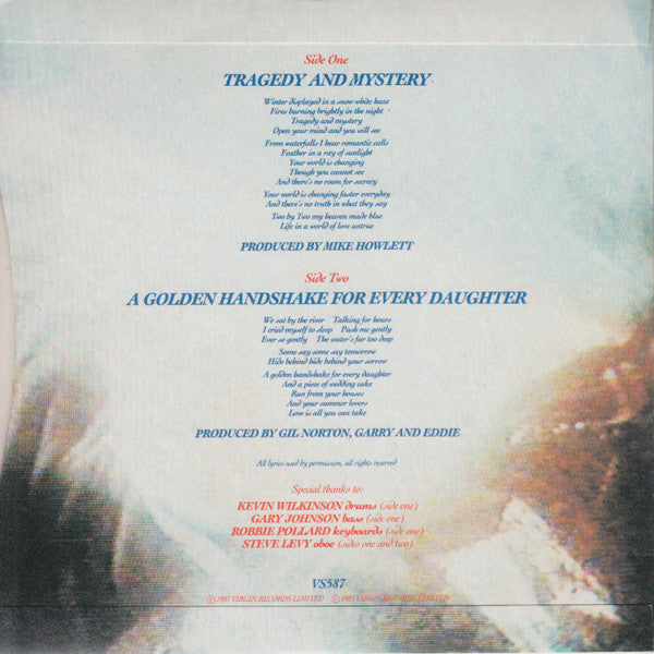 China Crisis : Tragedy & Mystery (7",Single,45 RPM)