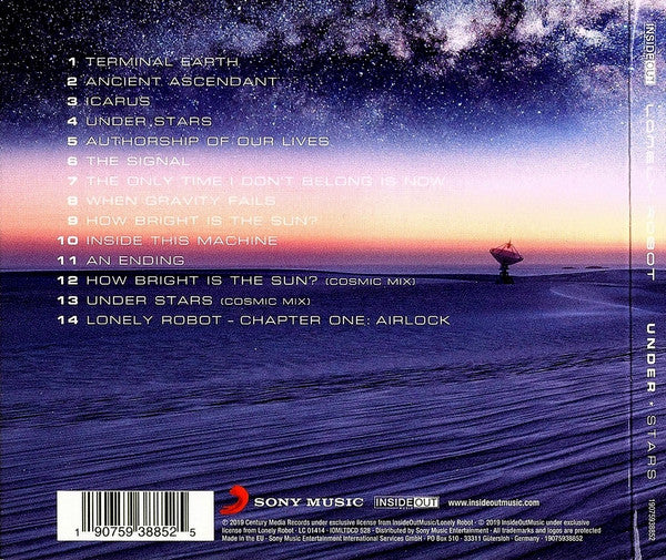 Lonely Robot : Under Stars (Album,Limited Edition,Stereo)