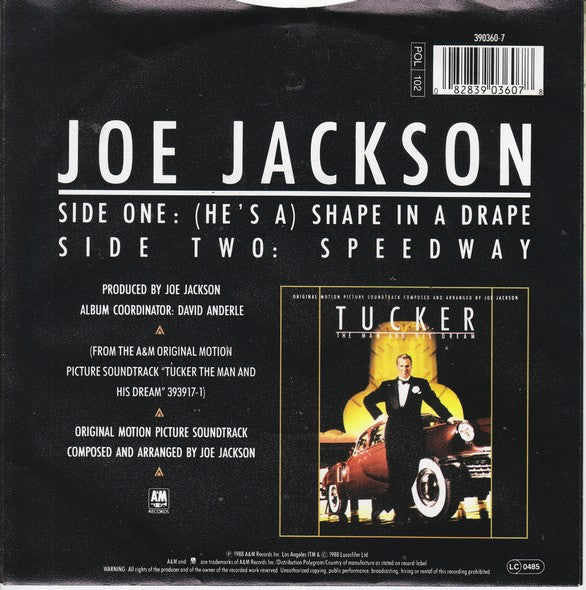 Joe Jackson : (He's A) Shape In A Drape (7",45 RPM,Single,Stereo)