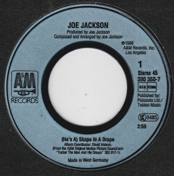 Joe Jackson : (He's A) Shape In A Drape (7",45 RPM,Single,Stereo)