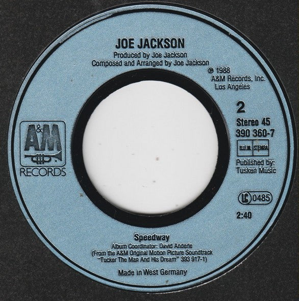 Joe Jackson : (He's A) Shape In A Drape (7",45 RPM,Single,Stereo)