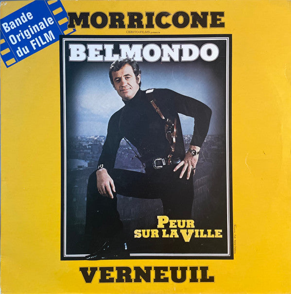 Ennio Morricone : Peur Sur La Ville (Bande Originale Du Film) (LP,Album,Stereo)