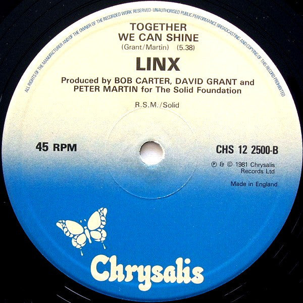 Linx : Intuition (12",45 RPM)