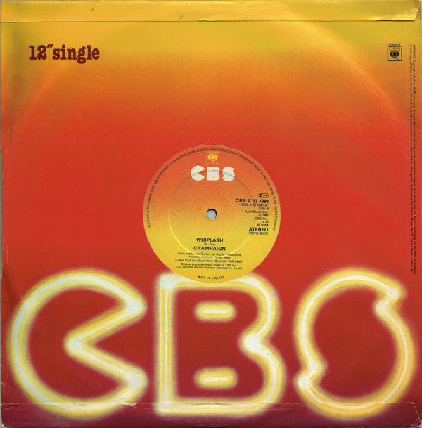 Champaign : Can You Find The Time / Whiplash (12",45 RPM,Single,Stereo)