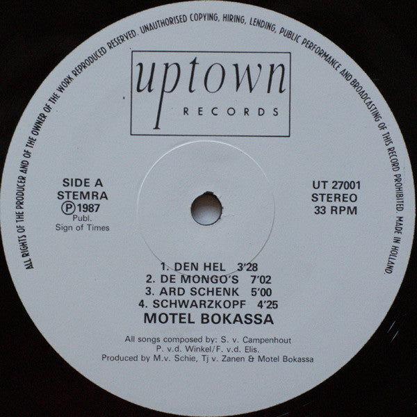 Motel Bokassa : Motel Bokassa (LP,Album)