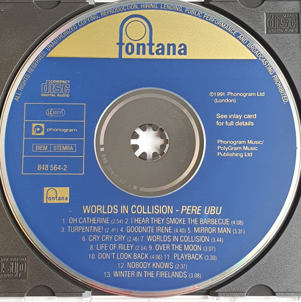 Pere Ubu : Worlds In Collision (Album)