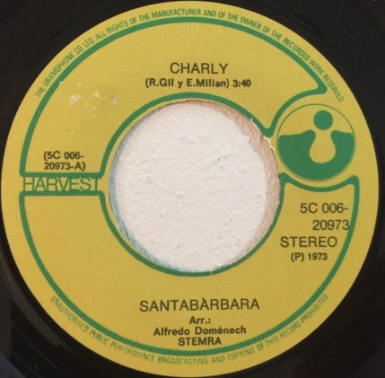 Santabarbara : Charly / San Jose (7",Single,45 RPM)