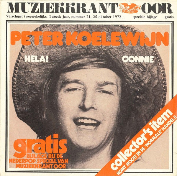 Peter Koelewijn & Zijn Rockets : Hela! / Connie (7",45 RPM,Single)