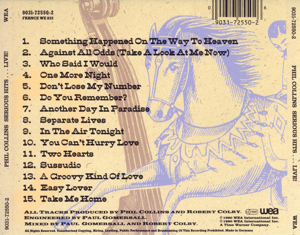 Phil Collins : Serious Hits...Live! (Album,Reissue)