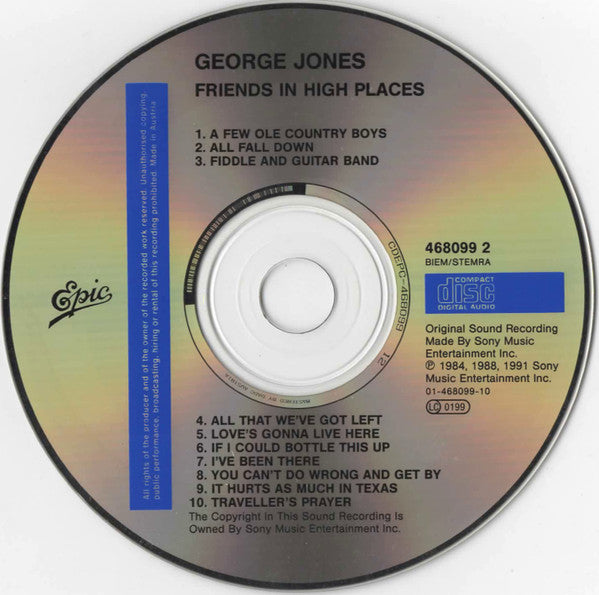 George Jones (2) : Friends In High Places (Album)