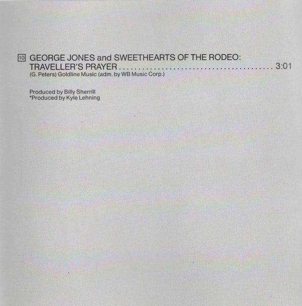 George Jones (2) : Friends In High Places (Album)