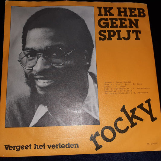 Rocky Daal : Ik Heb Geen Spijt (7",45 RPM,Single)