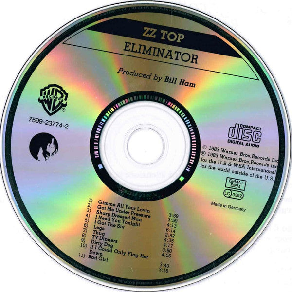 ZZ Top : Eliminator (Album,Reissue)