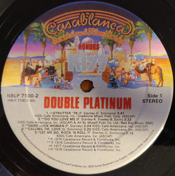 Kiss : Double Platinum (LP,Compilation)