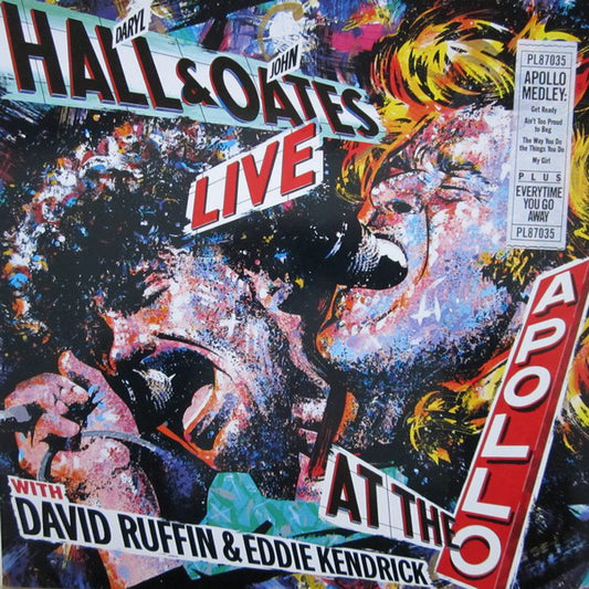 Daryl Hall & John Oates With David Ruffin & Eddie Kendricks : Live At The Apollo (LP,Album)
