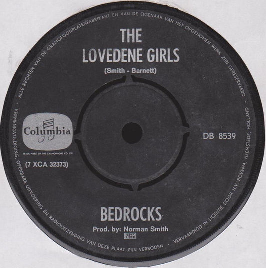 Bedrocks, The : The Lovedene Girls (7",Single,Promo,45 RPM)