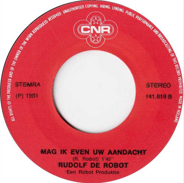 Rudolf De Robot : O Supermarkt (7",Single,45 RPM)