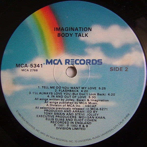 Imagination : Body Talk (LP,Album,Reissue)