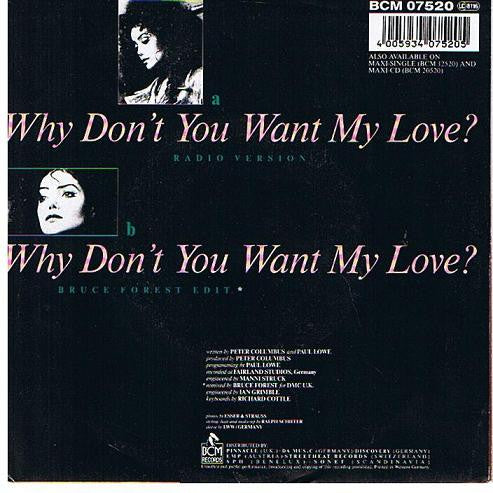 La Toya Jackson : Why Don't You Want My Love? (7",45 RPM,Single)