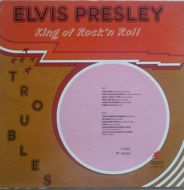 Elvis Presley : Troubles (LP,Compilation,Stereo)