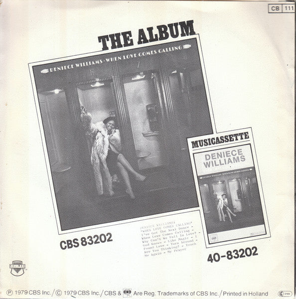 Deniece Williams : I've Got The Next Dance (7",45 RPM,Single,Stereo)