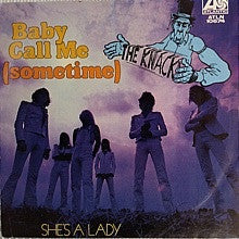 Knack (5), The : Baby Call Me (Sometime) / She's A Lady (7",Single,45 RPM)