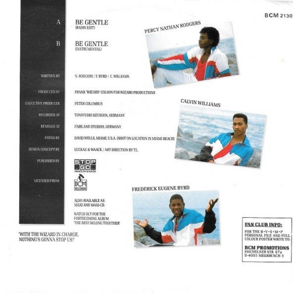 B.V.S.M.P. : Be Gentle (7",45 RPM,Single,Stereo)