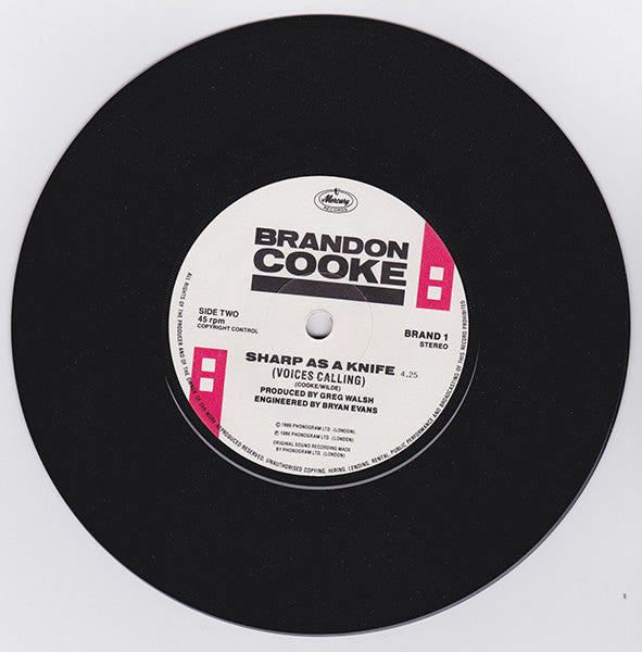 Brandon Cooke : Sharp As A Knife (7")