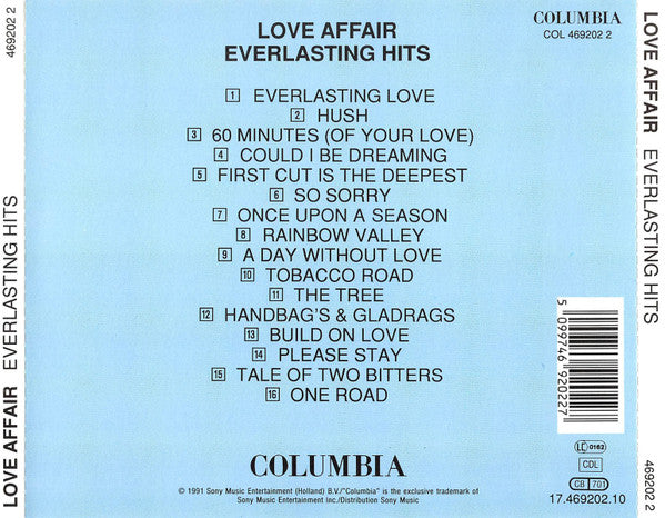 Love Affair, The : Everlasting Hits (Compilation,Reissue)