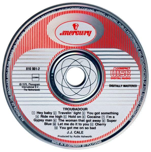 J.J. Cale : Troubadour (Album,Repress)
