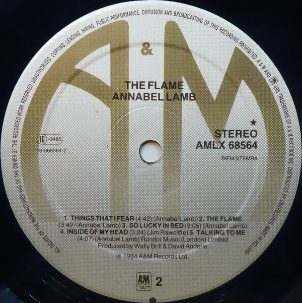 Annabel Lamb : The Flame (LP,Album,Stereo)