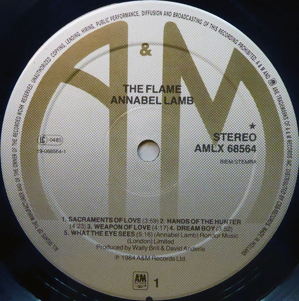 Annabel Lamb : The Flame (LP,Album,Stereo)