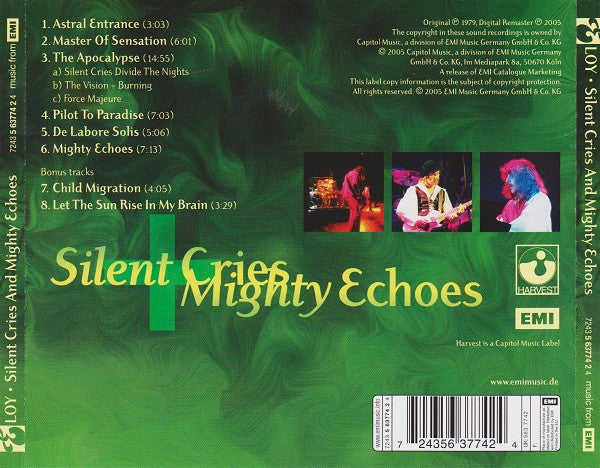 Eloy : Silent Cries And Mighty Echoes (Album,Reissue,Remastered)