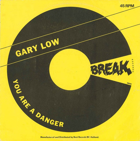 Gary Low : You Are A Danger (12",45 RPM,Stereo)