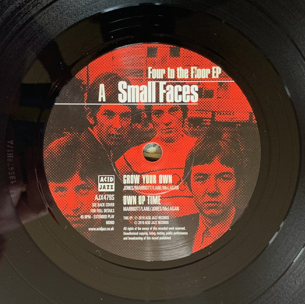 Small Faces : Four To The Floor EP (7",EP,Compilation,Remastered,Mono)