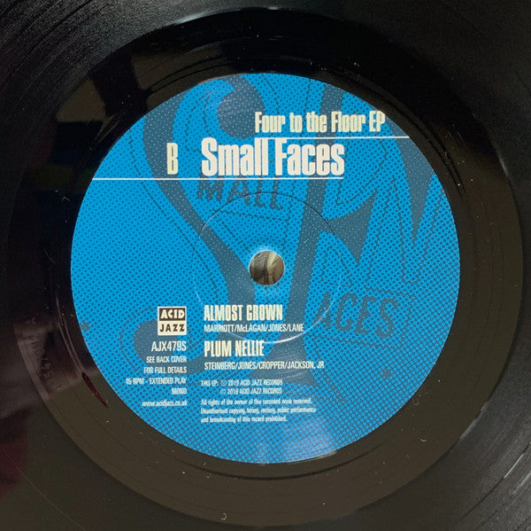 Small Faces : Four To The Floor EP (7",EP,Compilation,Remastered,Mono)