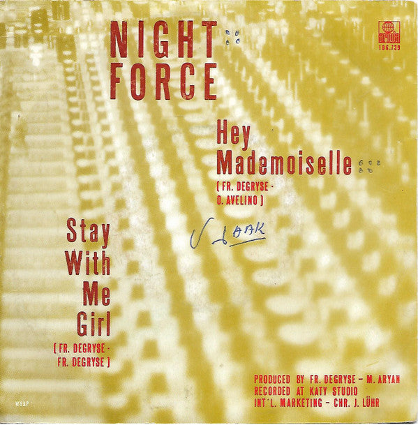 Night Force (3) : Hey Mademoiselle (7",45 RPM,Single)