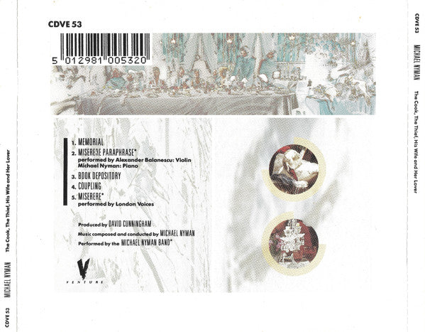 Michael Nyman : The Cook, The Thief, His Wife And Her Lover (Album)
