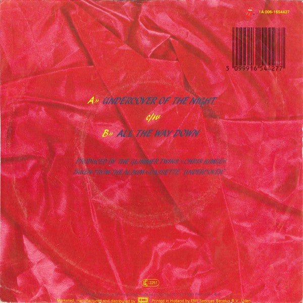 Rolling Stones, The : Undercover Of The Night (7",Single,45 RPM)