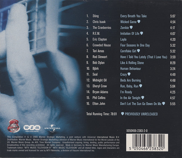 Various : The Very Best Of MTV Unplugged 2 (Compilation,Stereo)