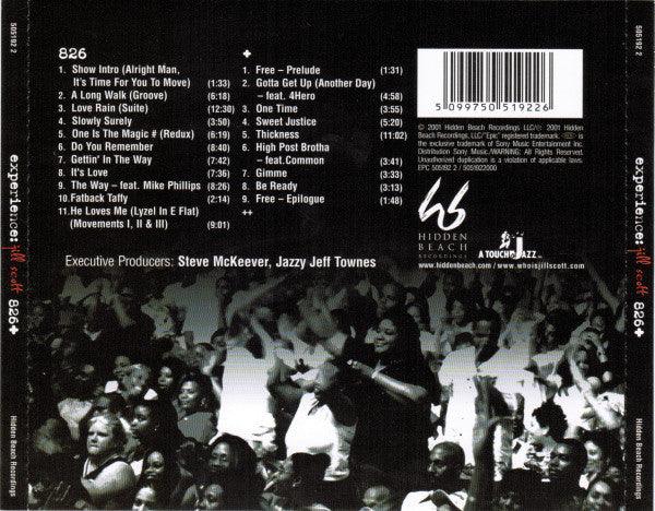 Jill Scott : Experience: Jill Scott 826+ (Album)