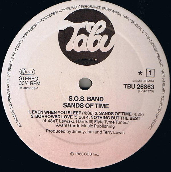 S.O.S. Band, The : Sands Of Time (LP,Album)